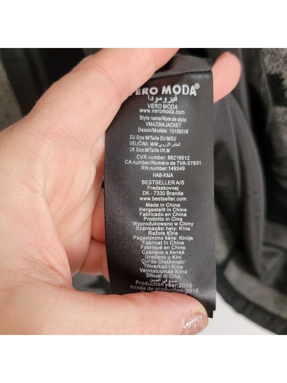 Vero Moda Geometric Patterned Jacket #3005 - Picture 4 of 13